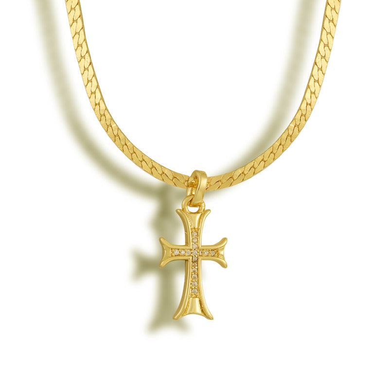 Crossed Necklace