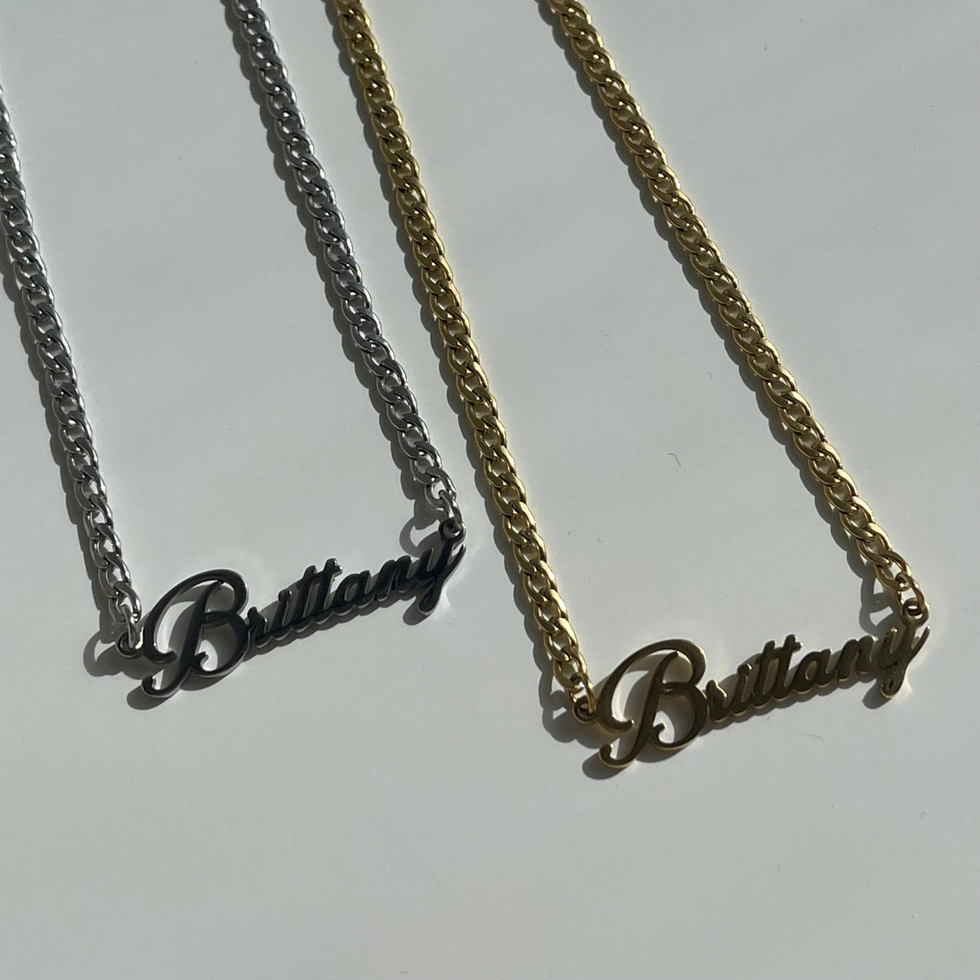 Custom/Personalized Nameplate Curb Necklace