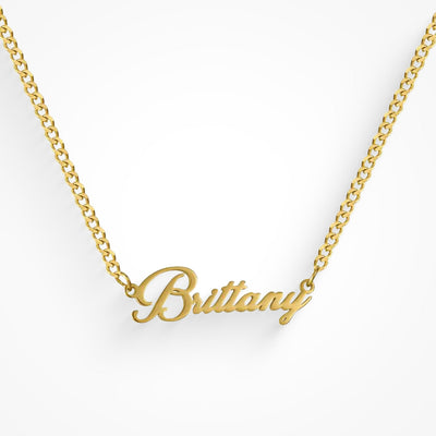 Custom/Personalized Nameplate Curb Necklace