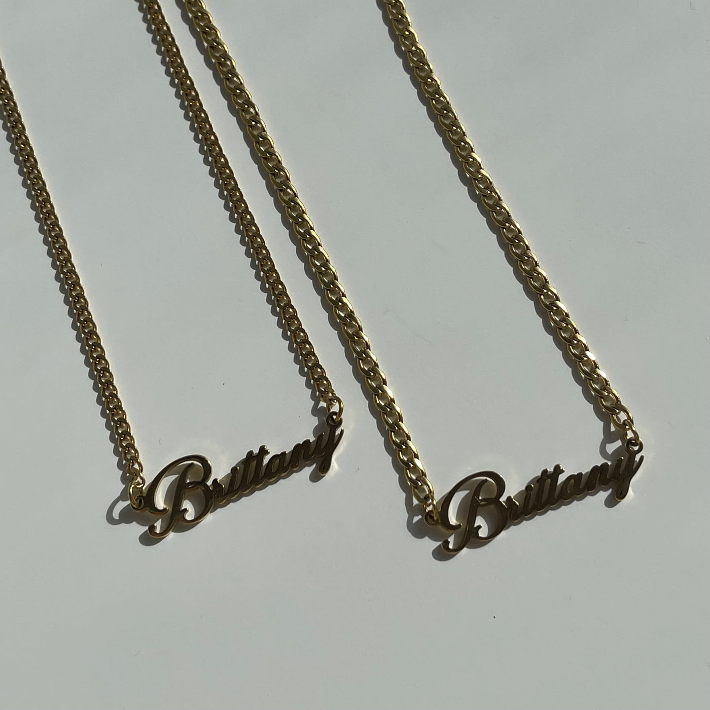 Custom/Personalized Nameplate Curb Necklace