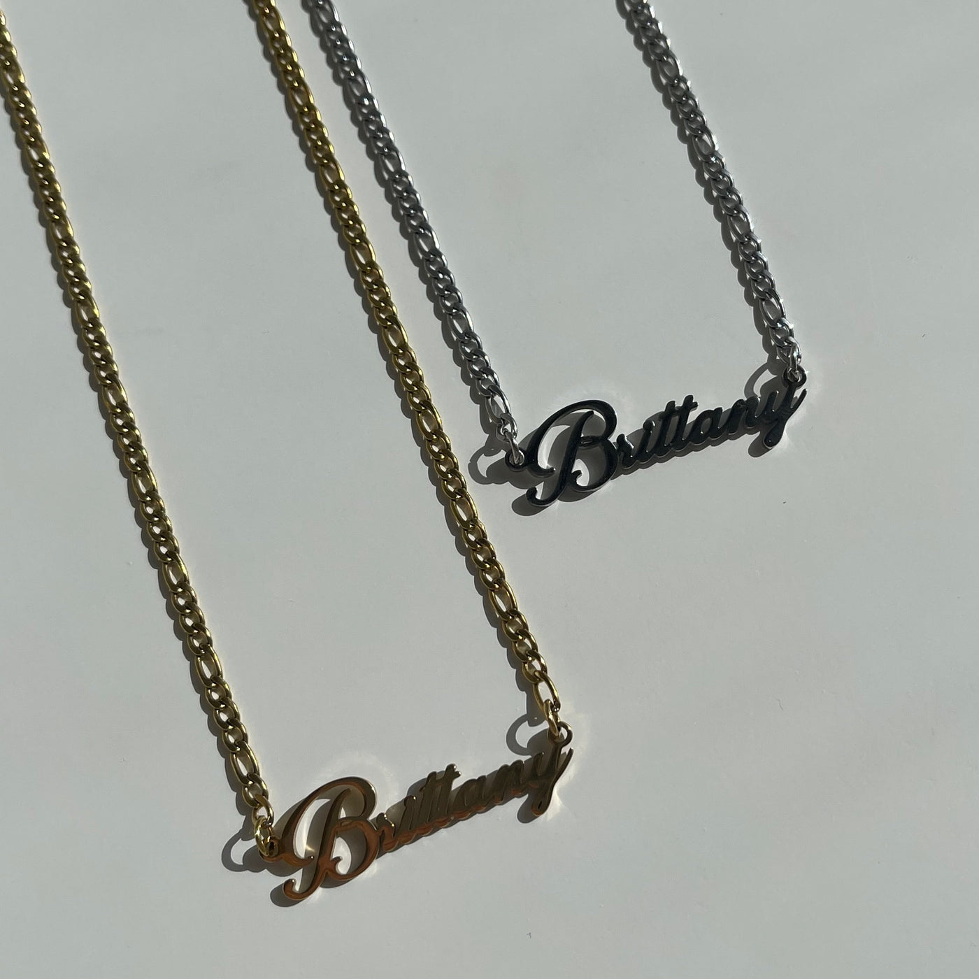 Custom/Personalized Nameplate Figaro Necklace