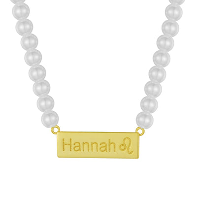 Custom/Personalized Pearl Necklace