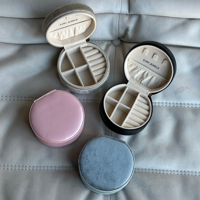 Mini Round Jewelry Box