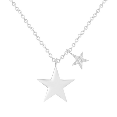 Twin Star Necklace - EVRYJEWELS