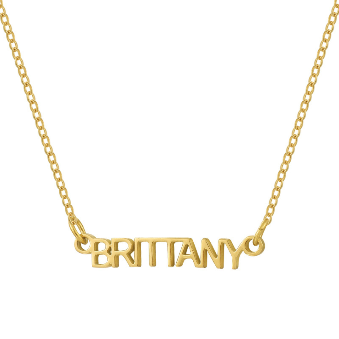 Custom/Personalized Mini Nameplate Necklace