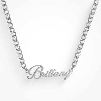 Custom/Personalized Nameplate Curb Necklace