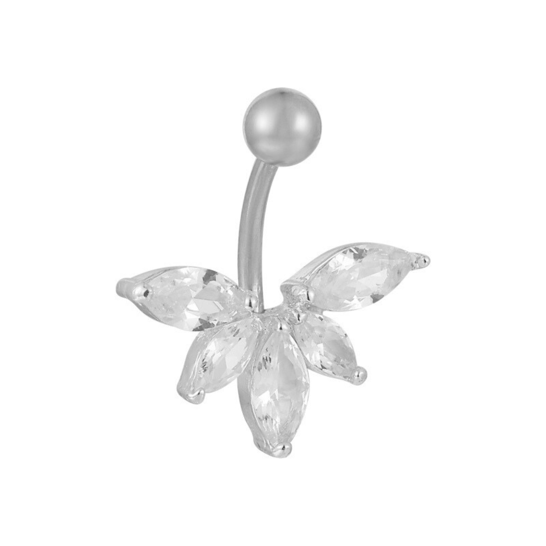 Lotus Belly Ring